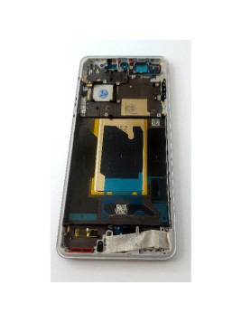 Pantalla lcd para Oppo Find X8 Pro 5G CPH2659 mas tactil negro con marco blanco calidad premium