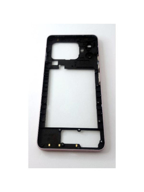 Carcasa o marco central rosa para Cubot A20