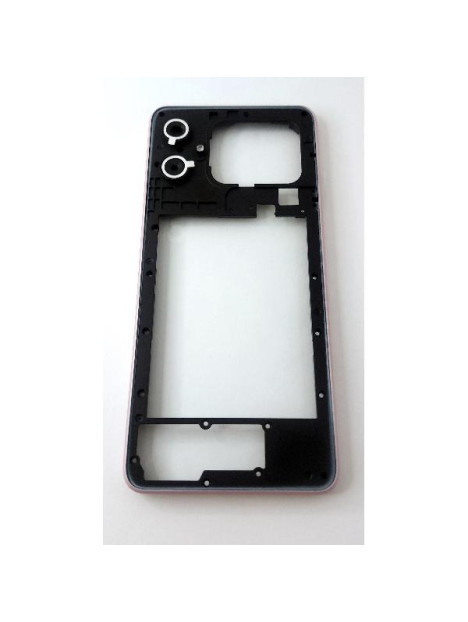 Carcasa o marco central rosa para Cubot A20