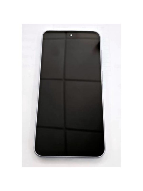 Pantalla lcd para Samsung Galaxy A36 A366 mas tactil negro con marco morado calidad Oled