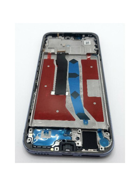 Pantalla lcd para Huawei Honor 400 Lite 5G mas tactil negro con marco morado compatible TFT