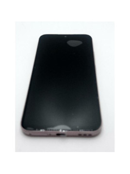 Pantalla lcd para Oppo Reno 14F 5G mas tactil negro con marco rosa compatible TFT