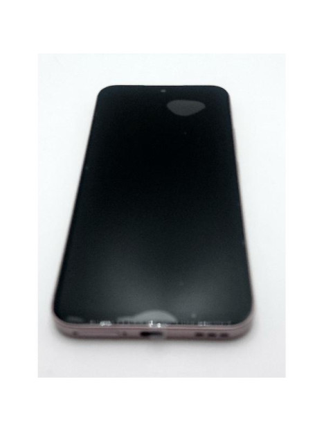 Pantalla lcd para Oppo Reno 14F 5G mas tactil negro con marco rosa compatible TFT