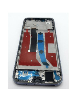 Pantalla lcd para Oppo Reno 14F 5G mas tactil negro con marco azul compatible TFT