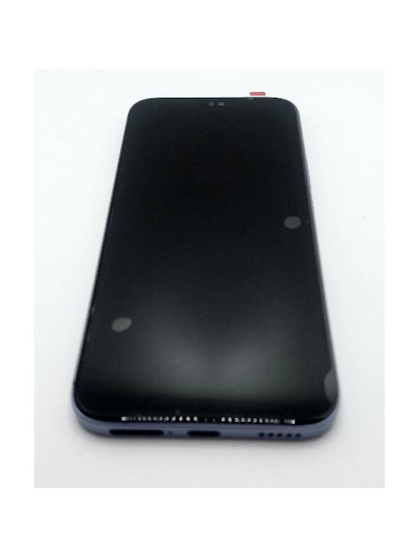 Pantalla lcd para Oppo Reno 14F 5G mas tactil negro con marco azul compatible TFT
