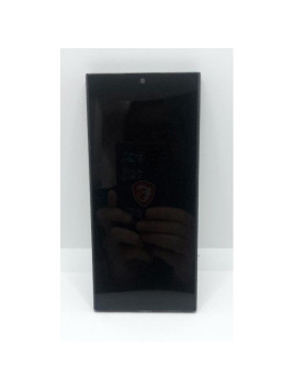 Pantalla lcd para Oukitel C61 Pro mas tactil negro con marco gris calidad premium