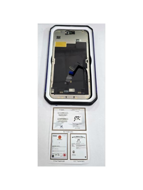 Pantalla lcd para iPhone 15 Pro Max A3106 A2849 A3105 A3108 mas tactil negro JK calidad Hard Oled