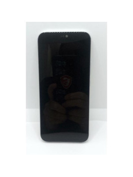 Pantalla lcd para Huawei Honor 400 Lite 5G mas tactil negro con marco plata compatible TFT