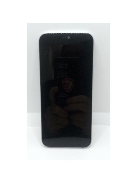 Pantalla lcd para Huawei Honor 400 Lite 5G mas tactil negro con marco plata compatible TFT