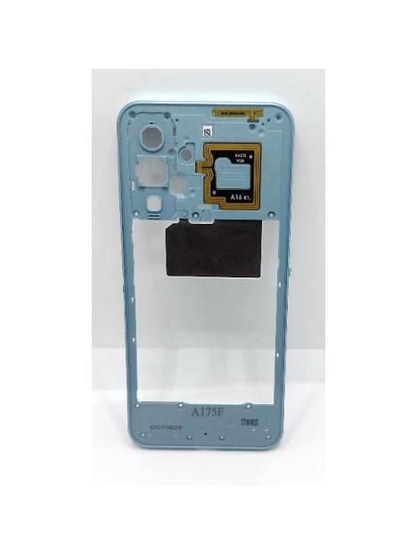 Carcasa o marco central azul para Samsung Galaxy A17 4G