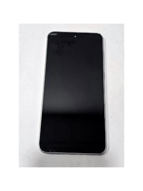 Pantalla lcd para Samsung Galaxy A36 A366 mas tactil negro con marco blanco calidad Oled