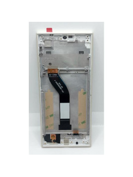 Pantalla lcd para Oukitel C61 Pro mas tactil negro con marco dorado calidad premium