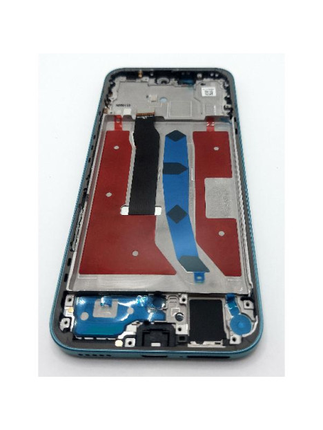 Pantalla lcd para Huawei Honor 400 Lite 5G mas tactil negro con marco verde compatible TFT