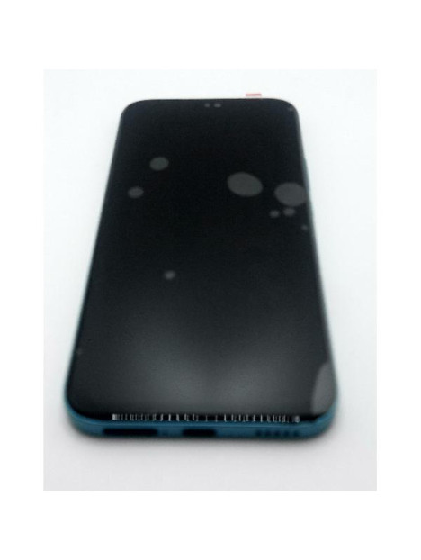 Pantalla lcd para Huawei Honor 400 Lite 5G mas tactil negro con marco verde compatible TFT