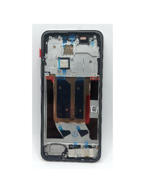 Pantalla lcd para Realme 14 Pro Plus 5G mas tactil negro con marco plata calidad premium