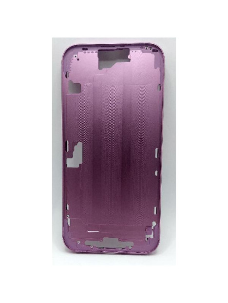 Carcasa o marco central rosa para iPhone 16 Plus A3290 A3082 A3289 A3291 con botones laterales