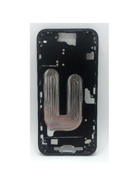 Carcasa o marco central negra para iPhone 16 Plus A3290 A3082 A3289 A3291 con botones laterales