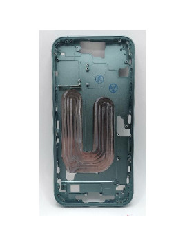Carcasa o marco central verde para iPhone 16 Plus A3290 A3082 A3289 A3291 con botones laterales