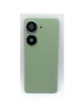 Tapa trasera o tapa bateria verde para Asus Zenfone 10 con cubierta de camara