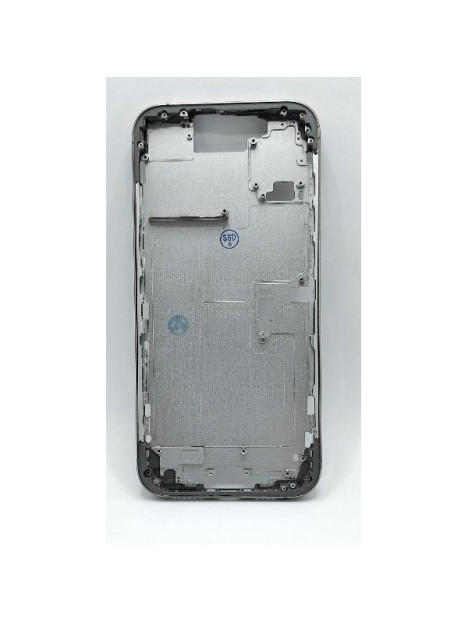 Carcasa o marco central plata para iPhone 16 Pro Max con botones laterales