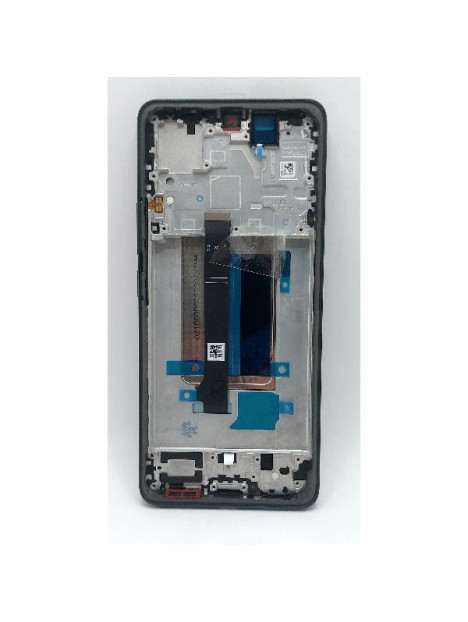 Pantalla lcd para Xiaomi Redmi Note 13 Pro Plus 5G mas tactil negro con marco verde compatible TFT