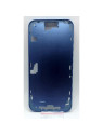 Carcasa o marco central azul para iPhone 16 Plus con botones laterales