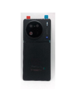 Tapa trasera o tapa bateria negra para Vivo X90 Pro con cubierta de camara