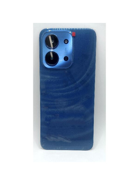 Tapa trasera o tapa bateria azul para Xiaomi Redmi 15C con cubierta de camara