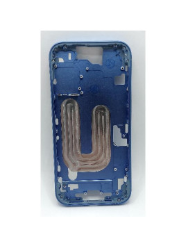 Carcasa o marco central azul para iPhone 16 A3287 A3081 A3286 A3288 con botones laterales