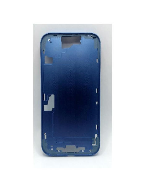Carcasa o marco central azul para iPhone 16 A3287 A3081 A3286 A3288 con botones laterales