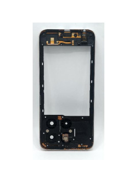 Carcasa o marco central dorado para ZTE Blade V70 Vita