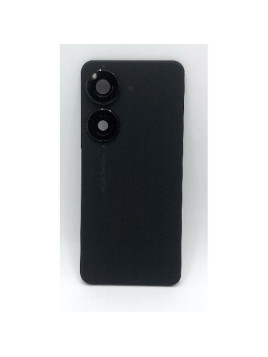 Tapa trasera o tapa bateria negra para Asus Zenfone 10 con cubierta de camara