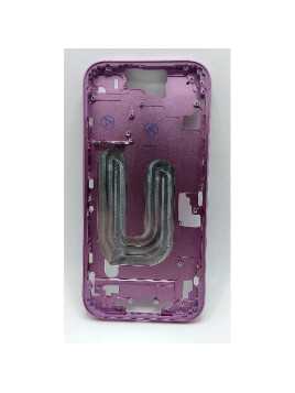 Carcasa o marco central rosa para iPhone 16 A3287 A3081 A3286 A3288 con botones laterales