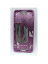 Carcasa o marco central rosa para iPhone 16 A3287 A3081 A3286 A3288 con botones laterales