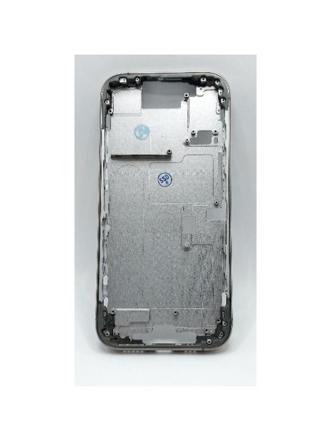 Carcasa o marco central marron para iPhone 16 Pro A3293 A3083 A3292 A3294 con botones laterales