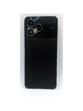 Tapa trasera o tapa bateria negra para Realme Note 50 RMX3834 con cubierta de camara