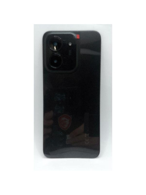 Tapa trasera o tapa bateria negra para Xiaomi Redmi 15C con cubierta de camara