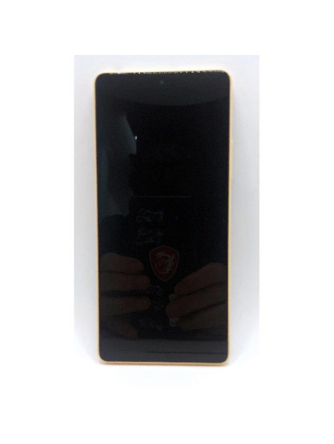 Pantalla lcd para Xiaomi Redmi Note 13 5G mas tactil negro con marco dorado calidad premium