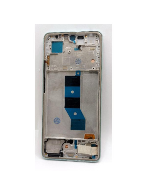 Pantalla lcd para Xiaomi Redmi Note 14 5G mas tactil negro con marco verde calidad premium