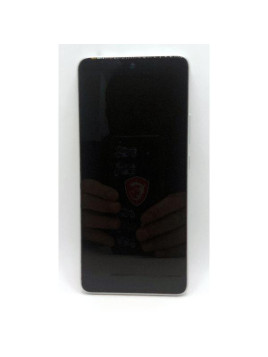 Pantalla lcd para Xiaomi Redmi Note 14 5G mas tactil negro con marco plata calidad premium