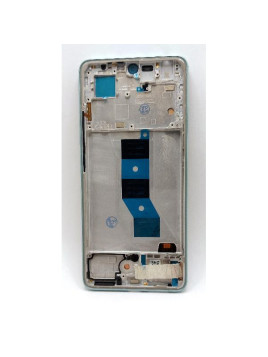 Pantalla lcd para Xiaomi Redmi Note 14 5G mas tactil negro con marco verde compatible TFT