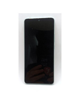 Pantalla lcd para Xiaomi Redmi Note 14 5G mas tactil negro con marco verde compatible TFT