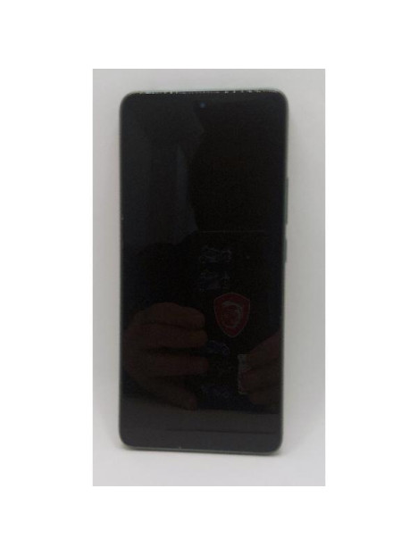 Pantalla lcd para Xiaomi Redmi Note 14 5G mas tactil negro con marco verde oscuro calidad Oled