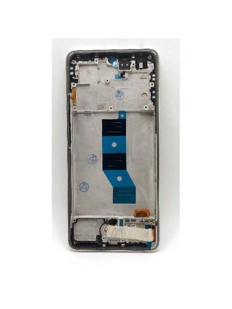 Pantalla lcd para Xiaomi Redmi Note 14 5G mas tactil negro con marco gris dorado calidad premium