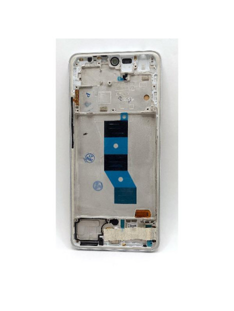 Pantalla lcd para Xiaomi Redmi Note 14 5G mas tactil negro con marco plata calidad Oled