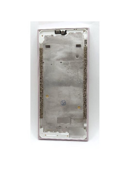 Carcasa o marco central morado para Oukitel C61 Pro