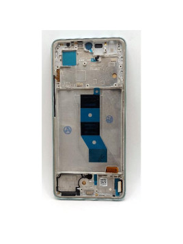 Pantalla lcd para Xiaomi Redmi Note 14 5G mas tactil negro con marco verde claro compatible Oled