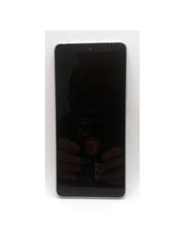 Pantalla lcd para Xiaomi Redmi Note 14 5G mas tactil negro con marco verde claro compatible Oled