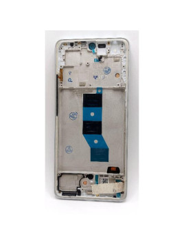 Pantalla lcd para Xiaomi Redmi Note 14 5G mas tactil negro con marco plata compatible TFT