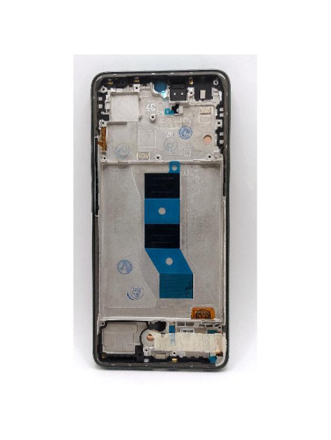 Pantalla lcd para Xiaomi Redmi Note 14 5G mas tactil negro con marco verde oscuro calidad premium